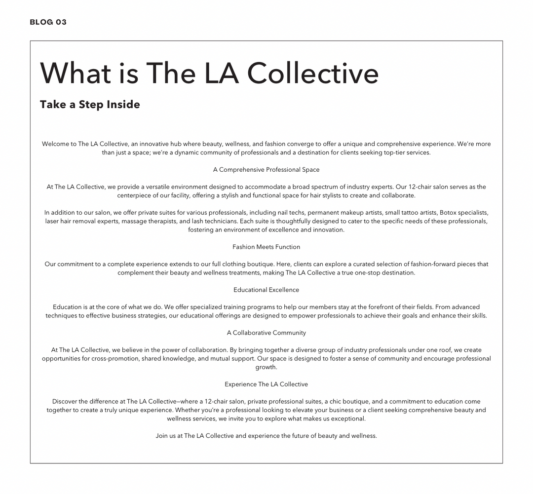 What is The LA Collective.