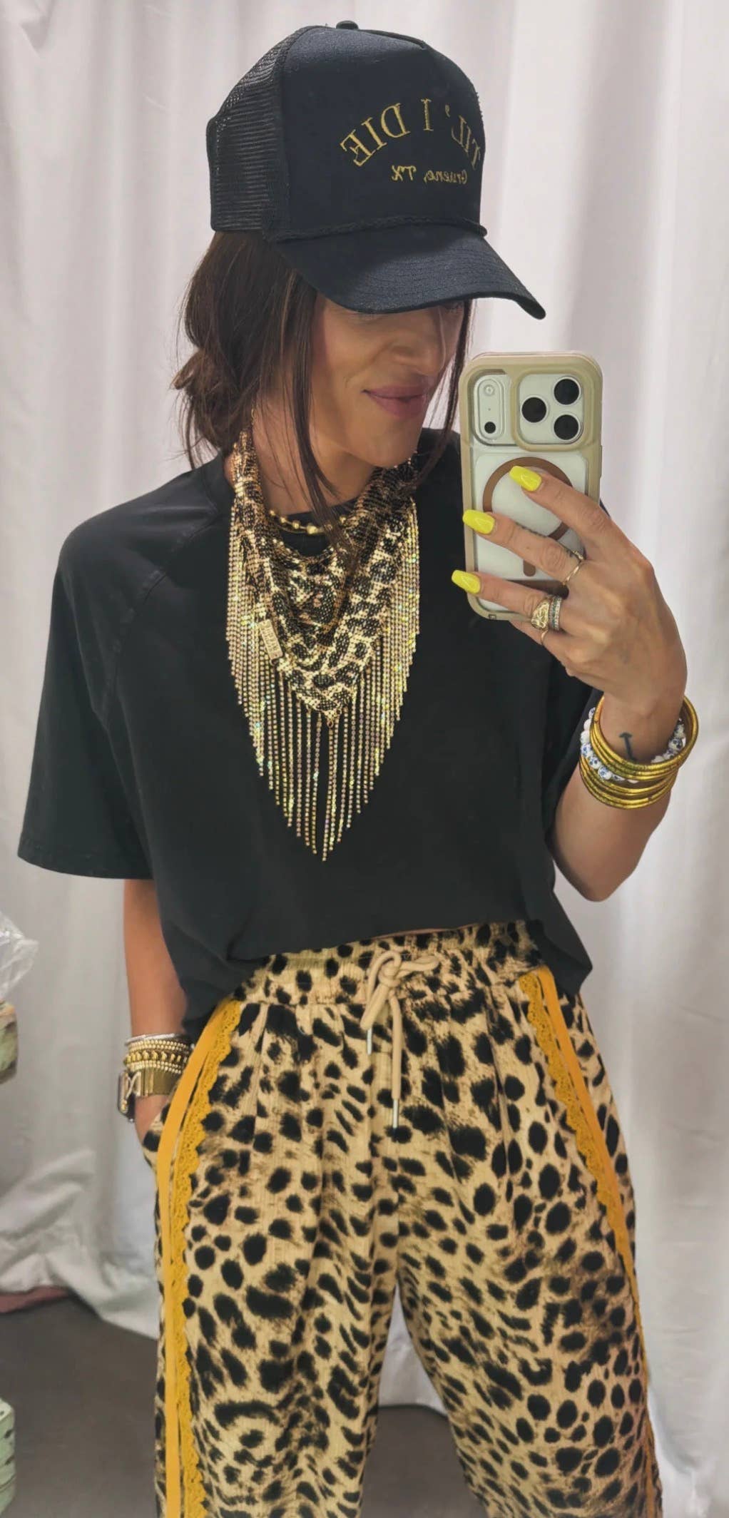 Mini cheetah bad girl bandana 