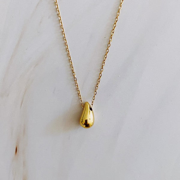 Mini Teardrop Pendant Necklace