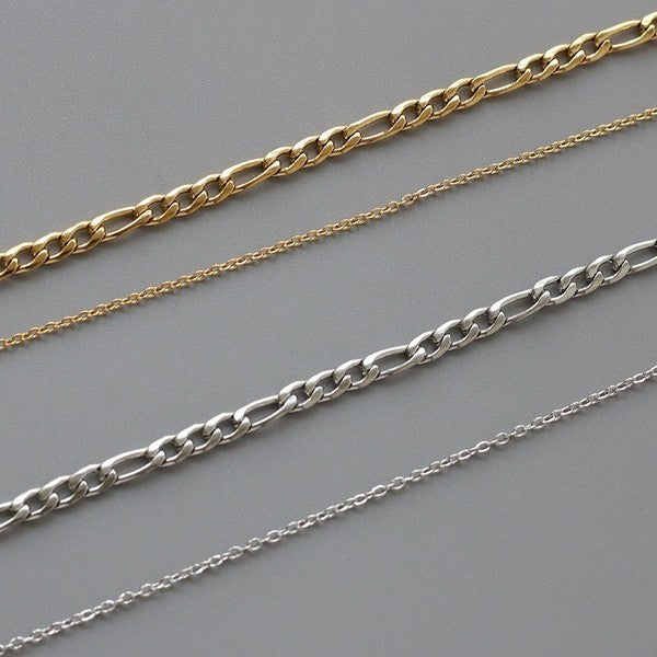 Double layer Figaro Chain Necklace