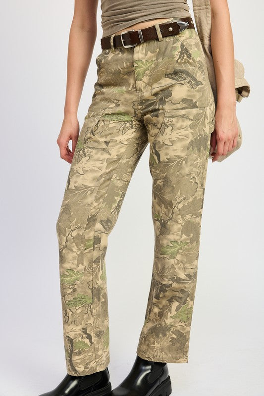 CAMO CARGO PANTS