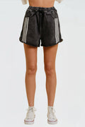 "E" - Striped Shorts