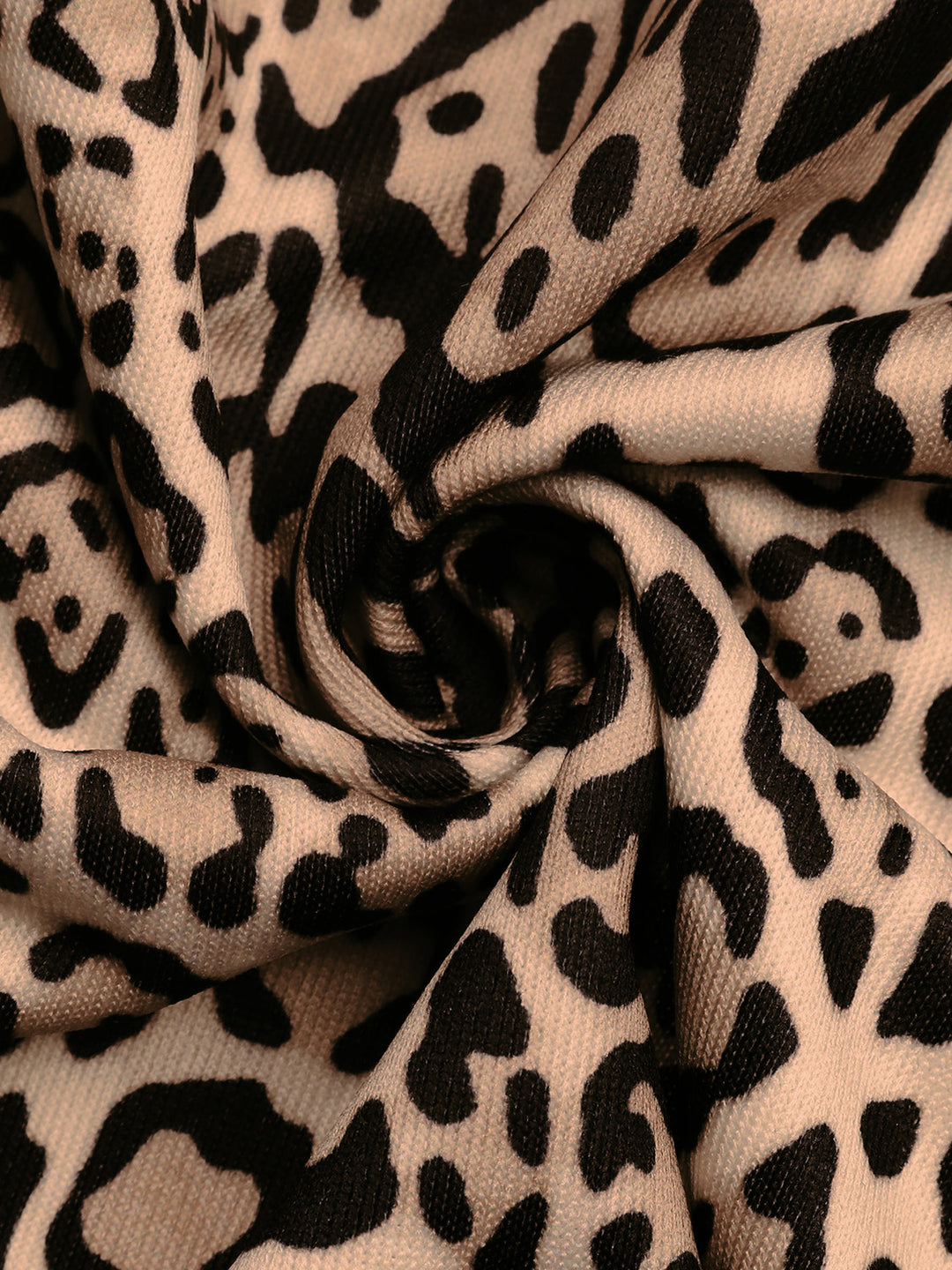 Open Front Leopard  Long Sleeve Jacket