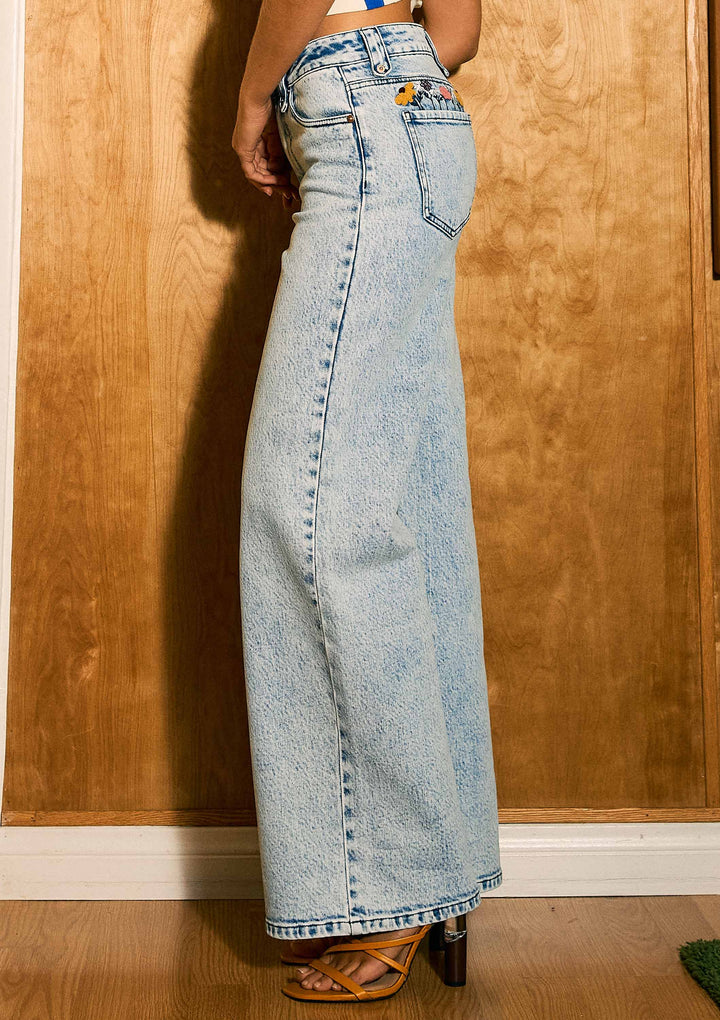 Bea Floral Denim