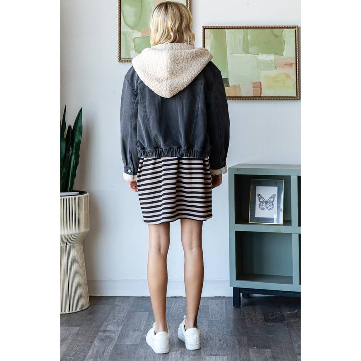 Kass Hooded Denim Jacket