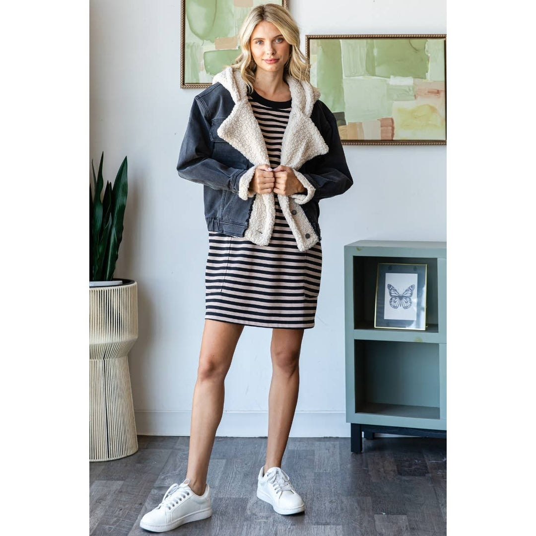 Kass Hooded Denim Jacket