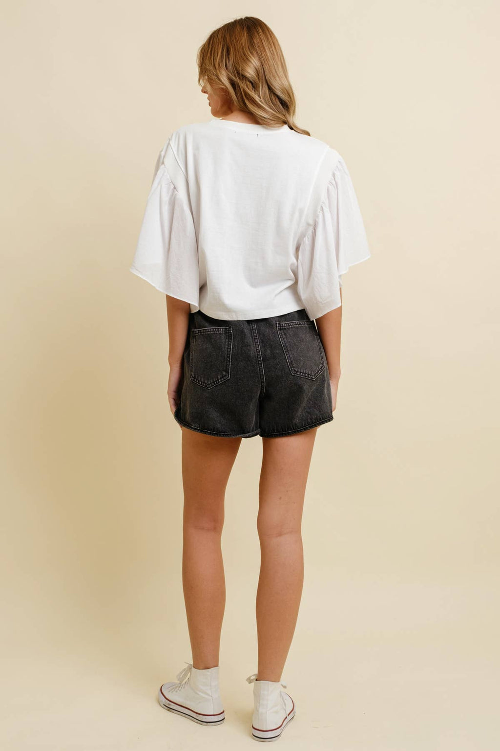 "E" - Striped Shorts