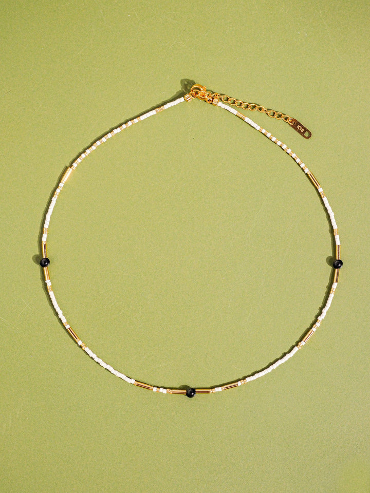 18K Handmade  Bohemian Beaded Stack Necklaces