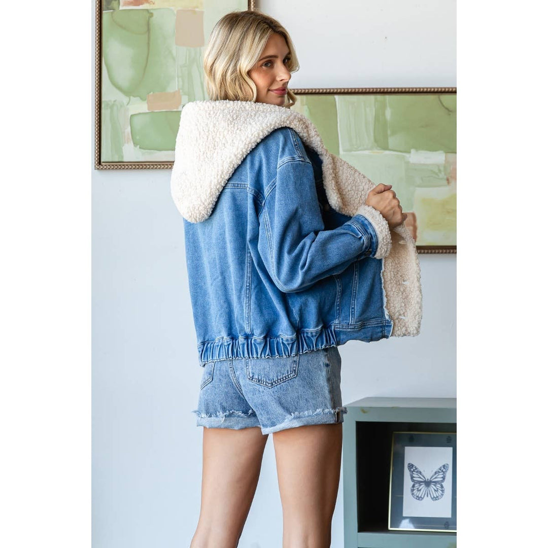 Kass Hooded Denim Jacket